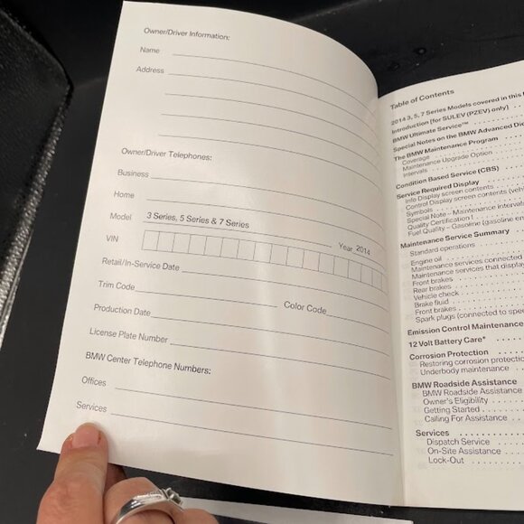 2014 BMW 5 Series Sedan Owners Manual Navigation Supplemental Books Set - Picture 11 of 16